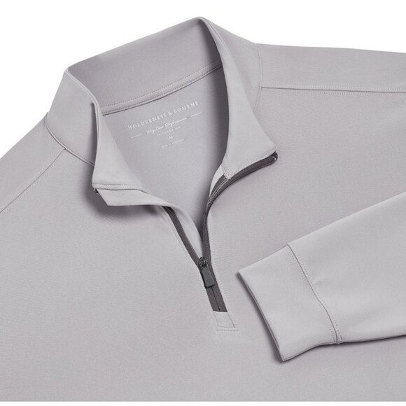 Holderness & Bourne Gray Quarter-Zip Pullover - Picture 6 of 6